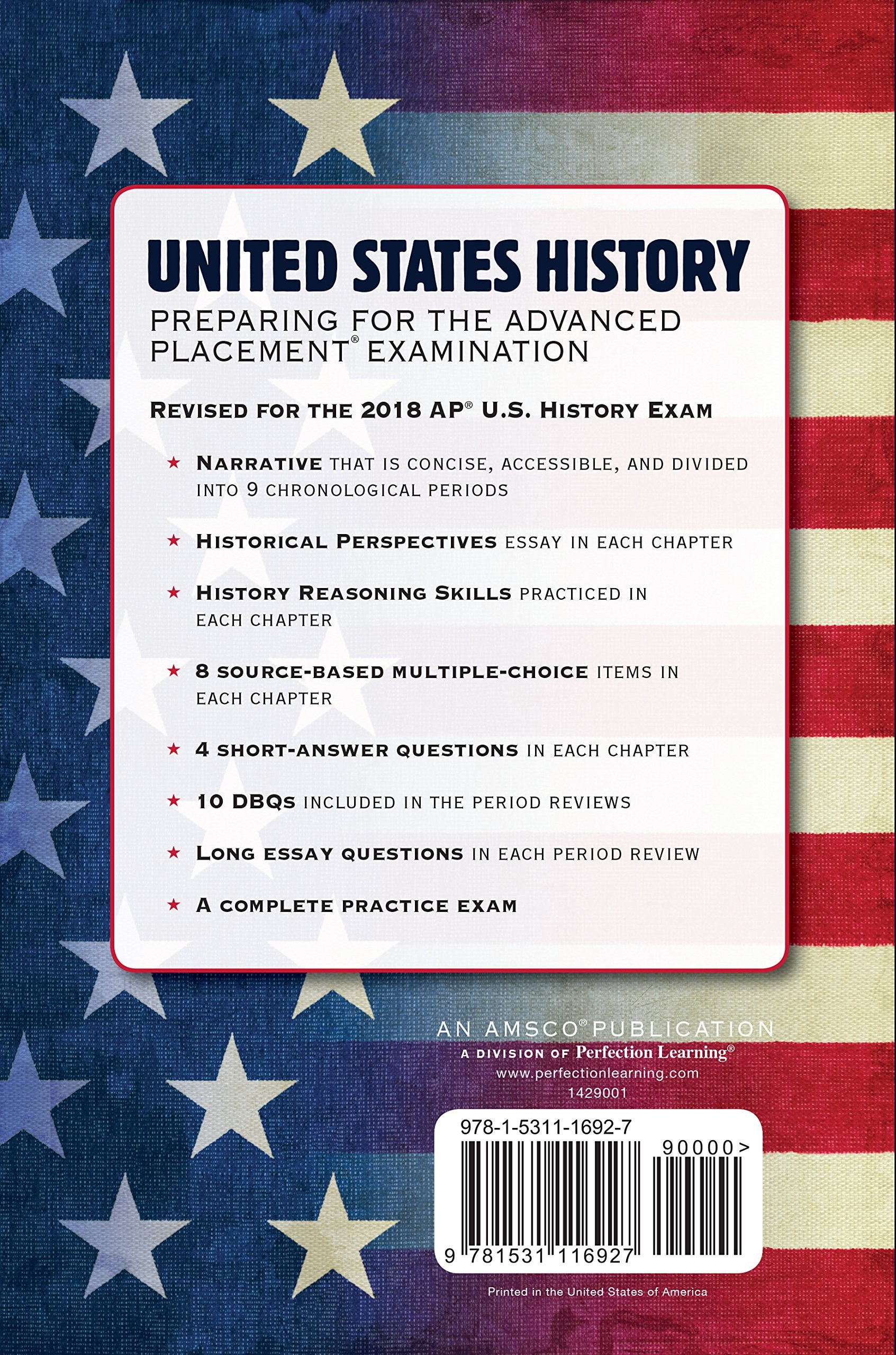 United States History: Preparing for the Advanced Placement Examination, 2018 Edition
