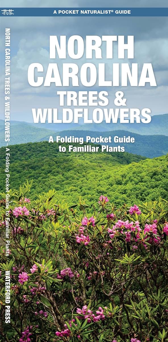 North Carolina Trees & Wildflowers: A Folding Pocket Guide to Familiar Plants (Wildlife and Nature Identification)