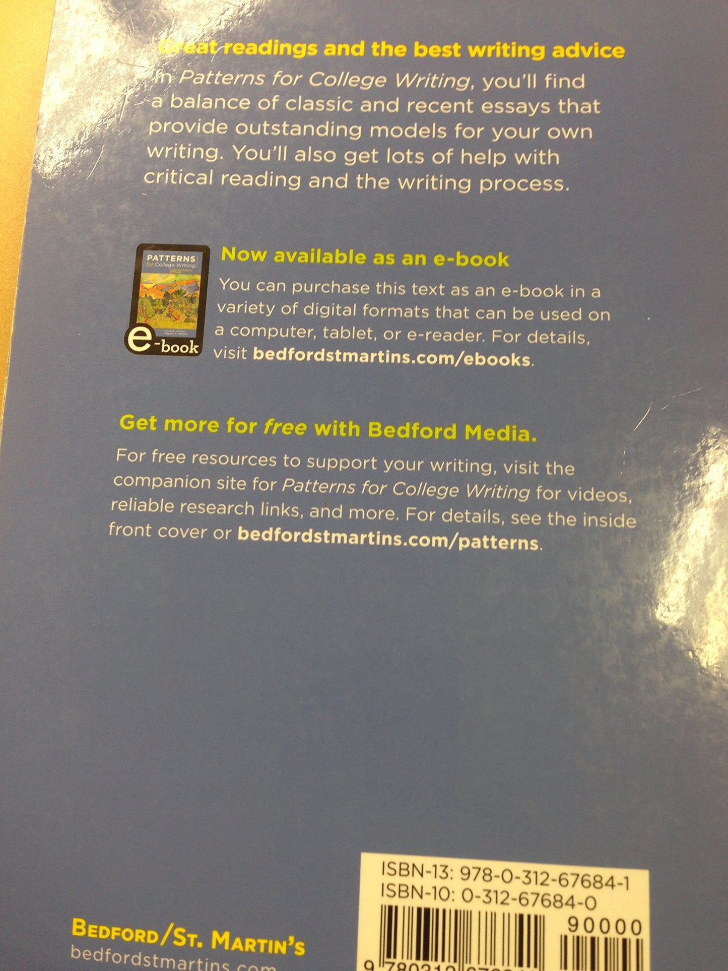 Patterns for College Writing: A Rhetorical Reader and Guide
