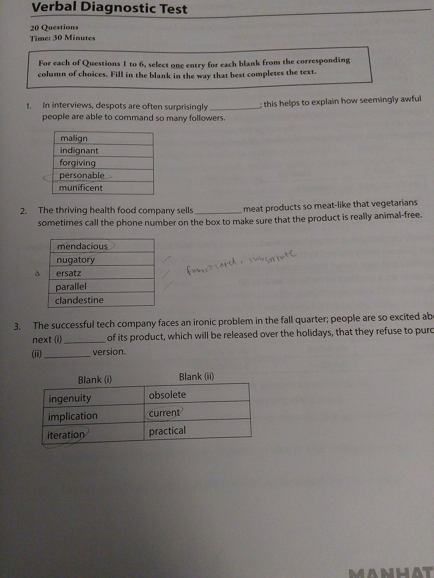 5 lb. Book of GRE Practice Problems (Manhattan Prep 5 lb Series)