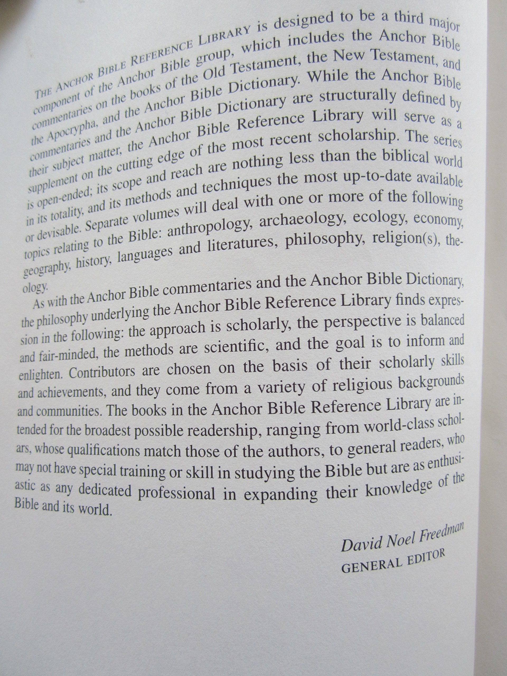 An Introduction to the New Testament (Anchor Bible Reference Library)