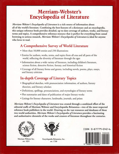 Merriam-Webster's Encyclopedia of Literature