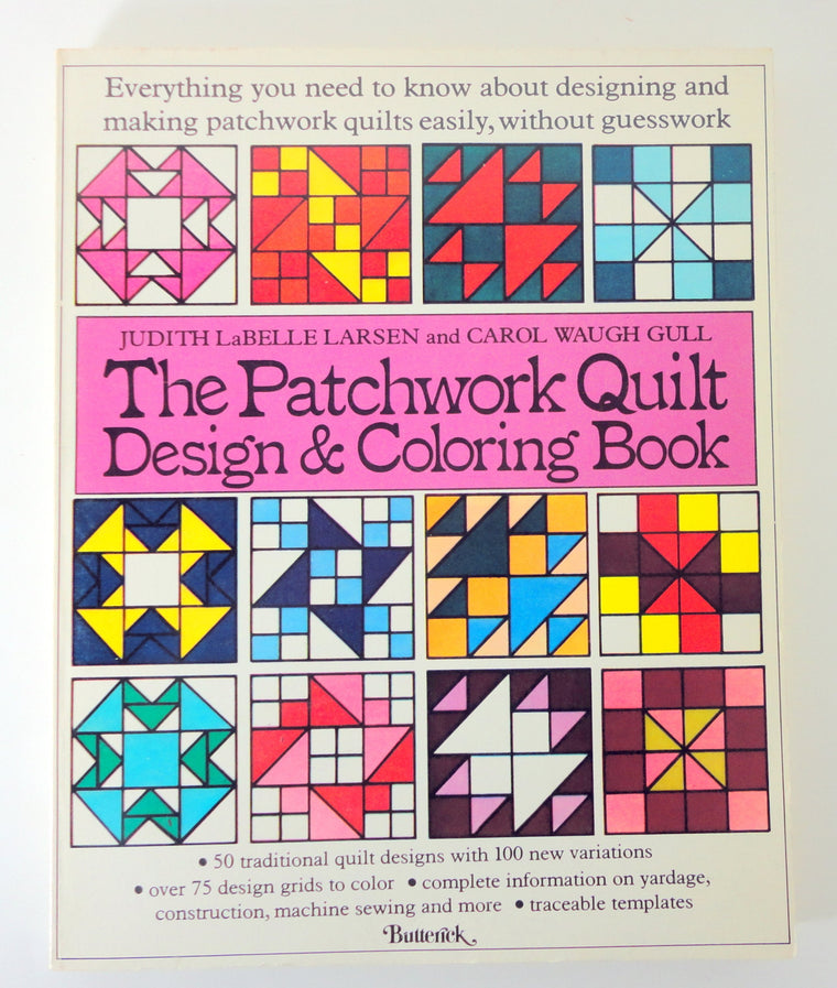 The patchwork quilt design & coloring book