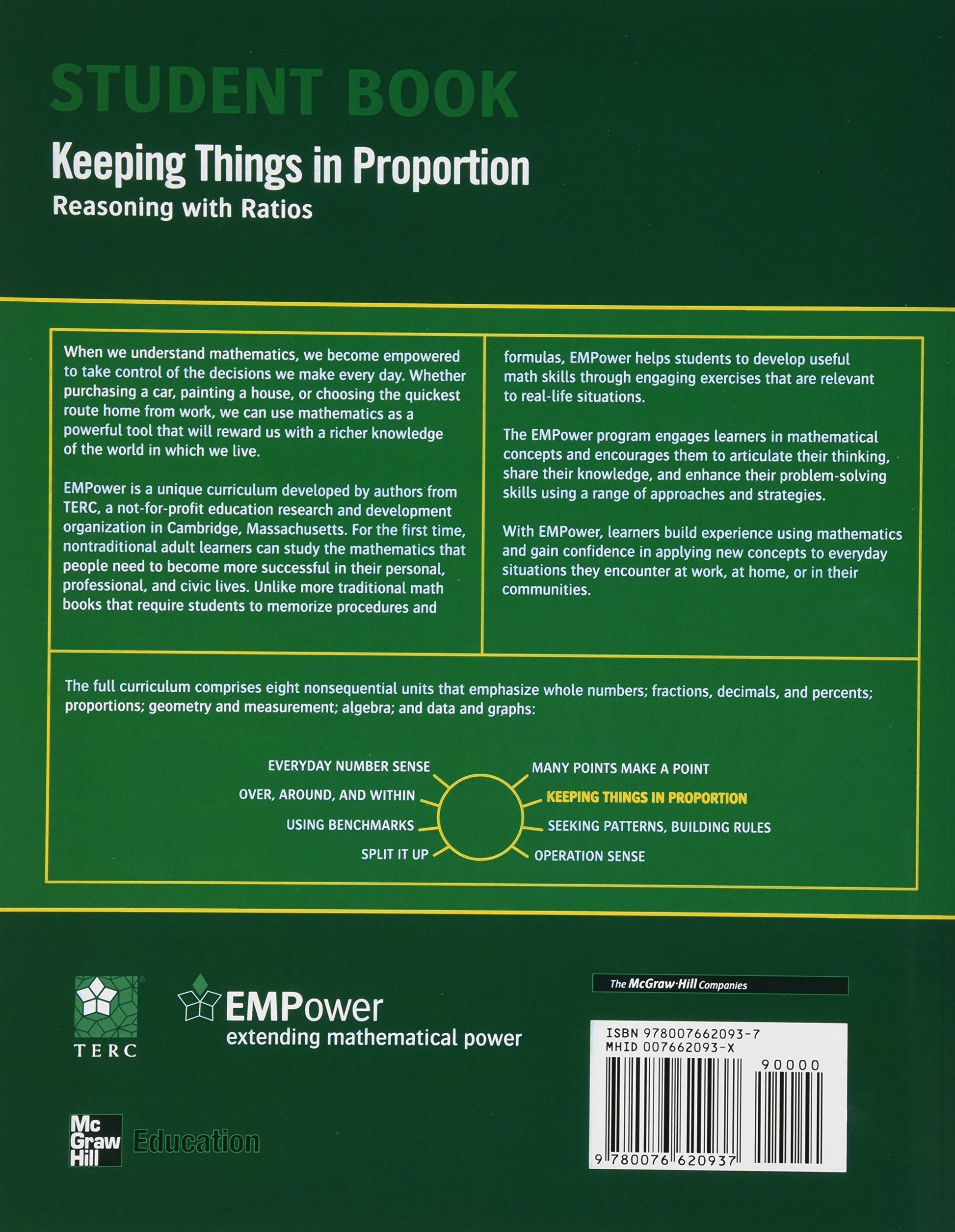 EMPower Math, Keeping Things in Proportion: Reasoning with Ratios, Student Edition