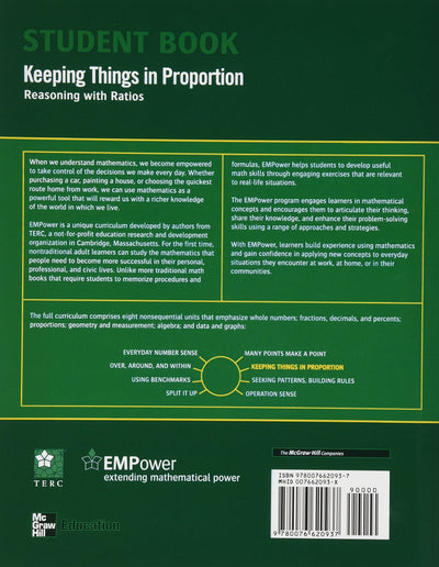 EMPower Math, Keeping Things in Proportion: Reasoning with Ratios, Student Edition
