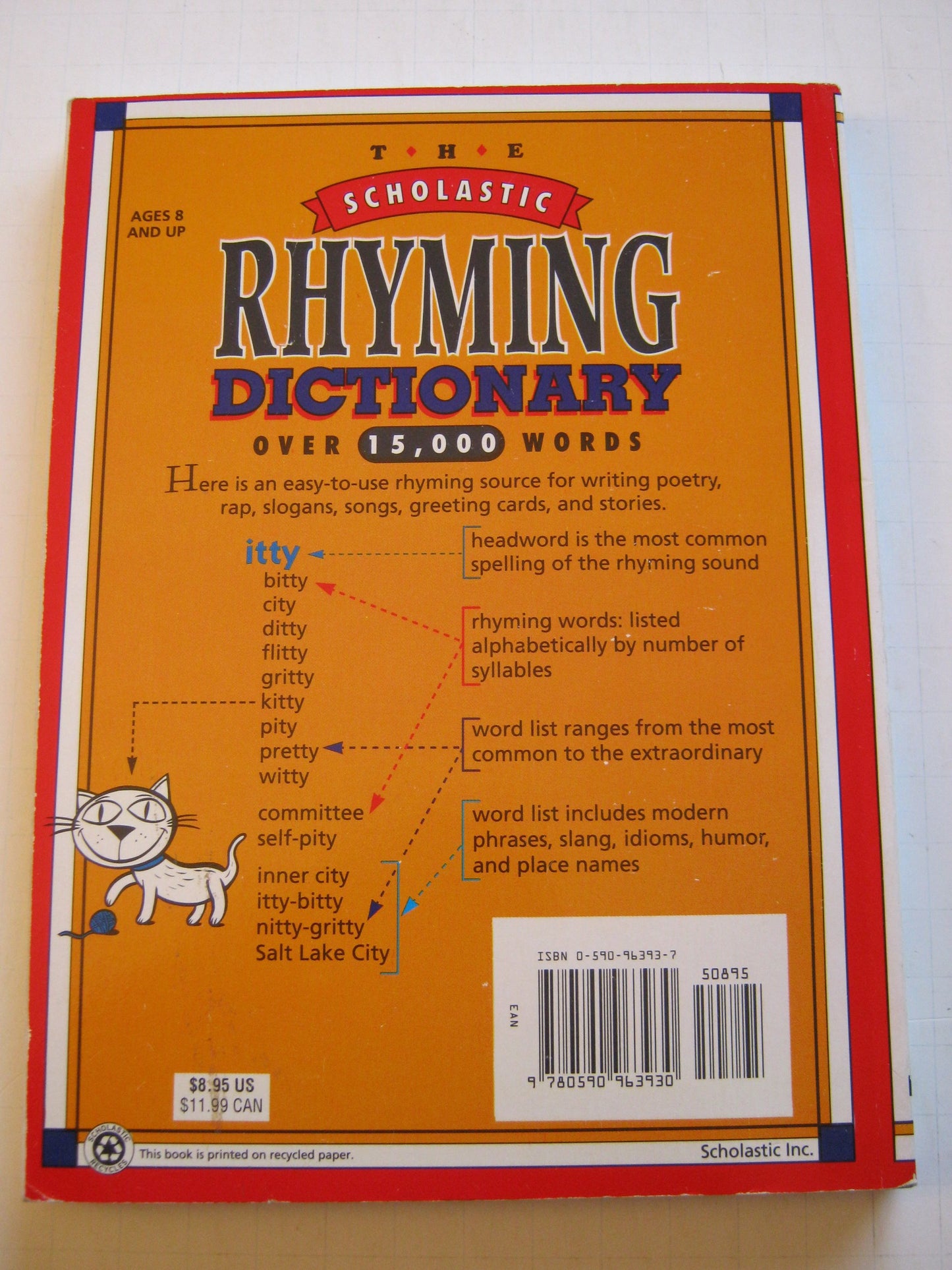 Scholastic Rhyming Dictionary (pb)