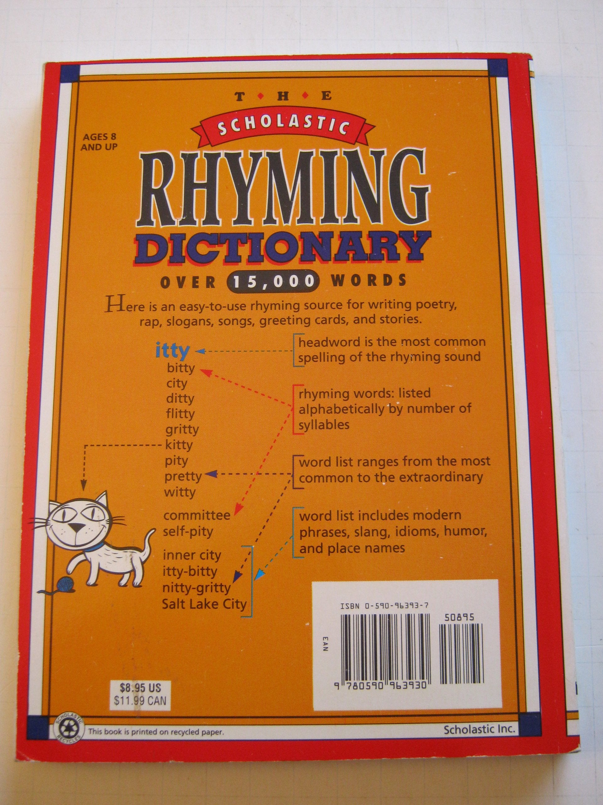 Scholastic Rhyming Dictionary (pb)