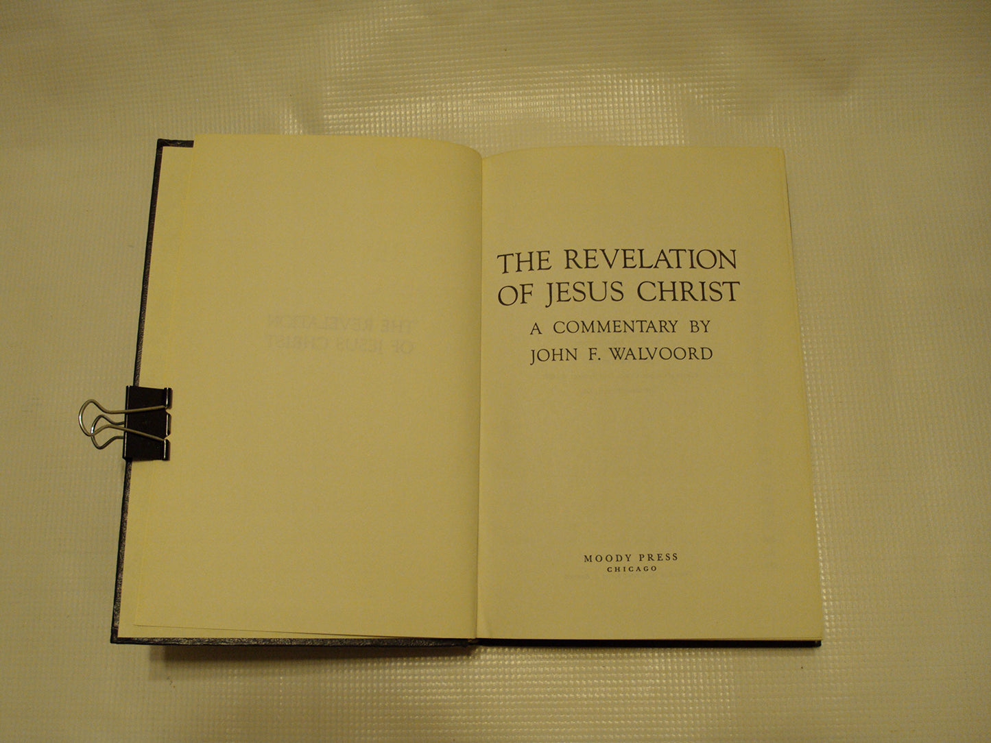 The Revelation of Jesus Christ: A Commentary by John F. Walv