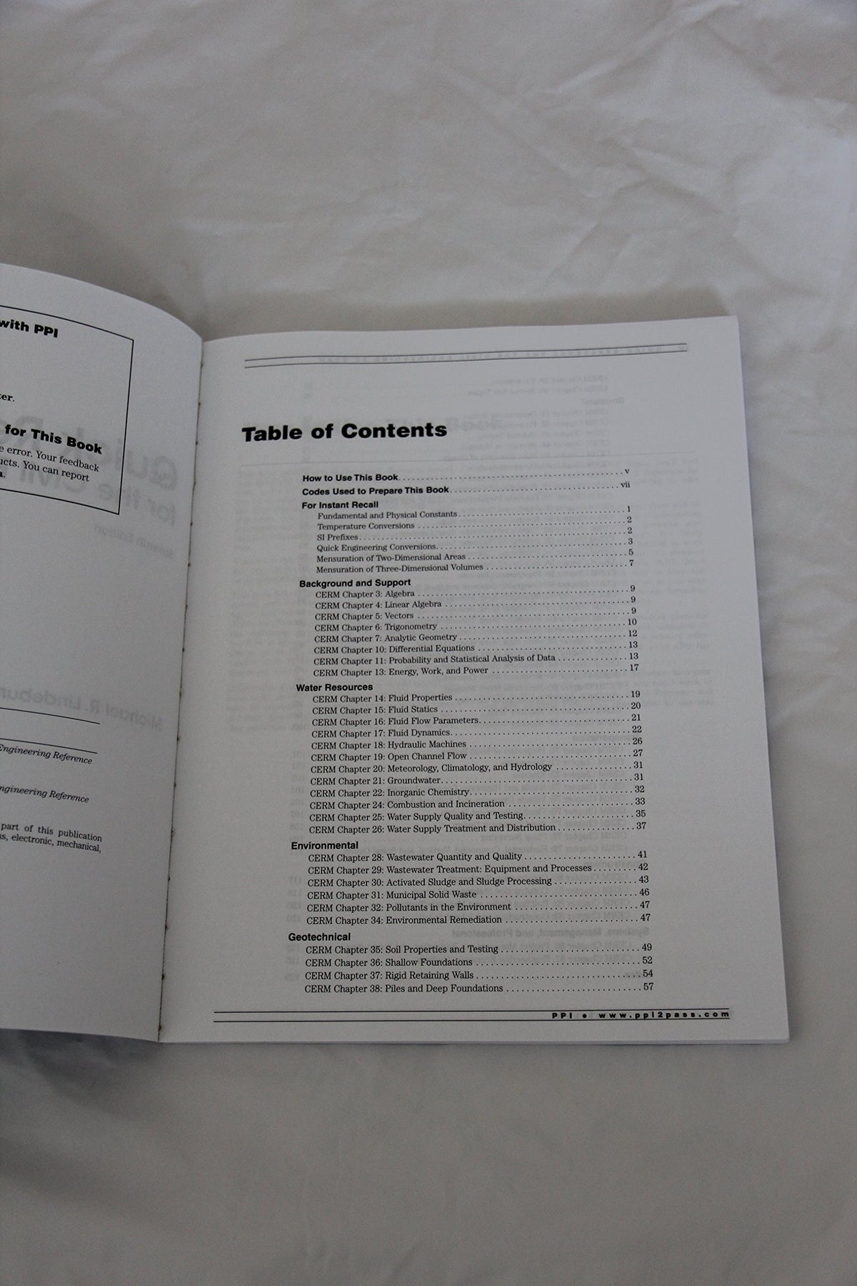 Quick Reference for the Civil Engineering PE Exam