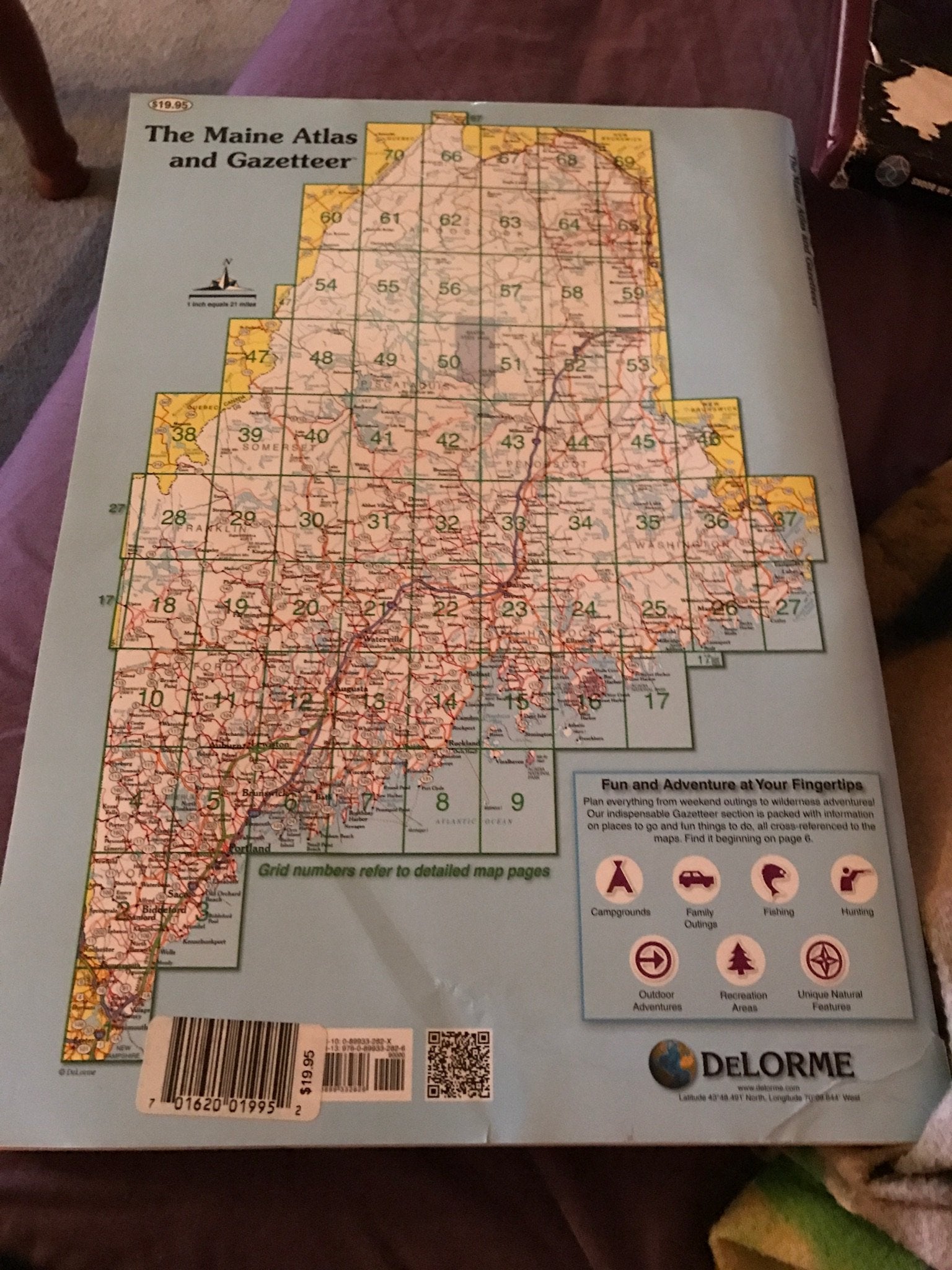 Maine Atlas & Gazetteer (Delorme Atlas & Gazetteer)