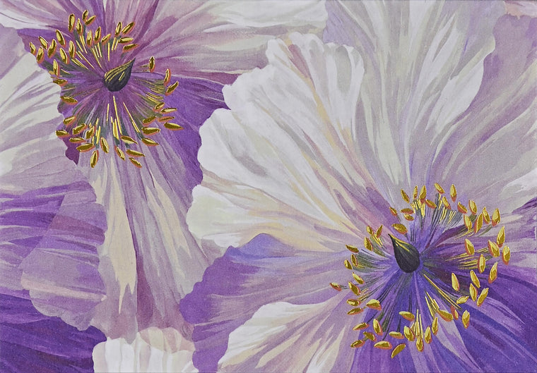 Poppies in Bloom Note Cards (14 cards, 15 self-sealing envelopes)
