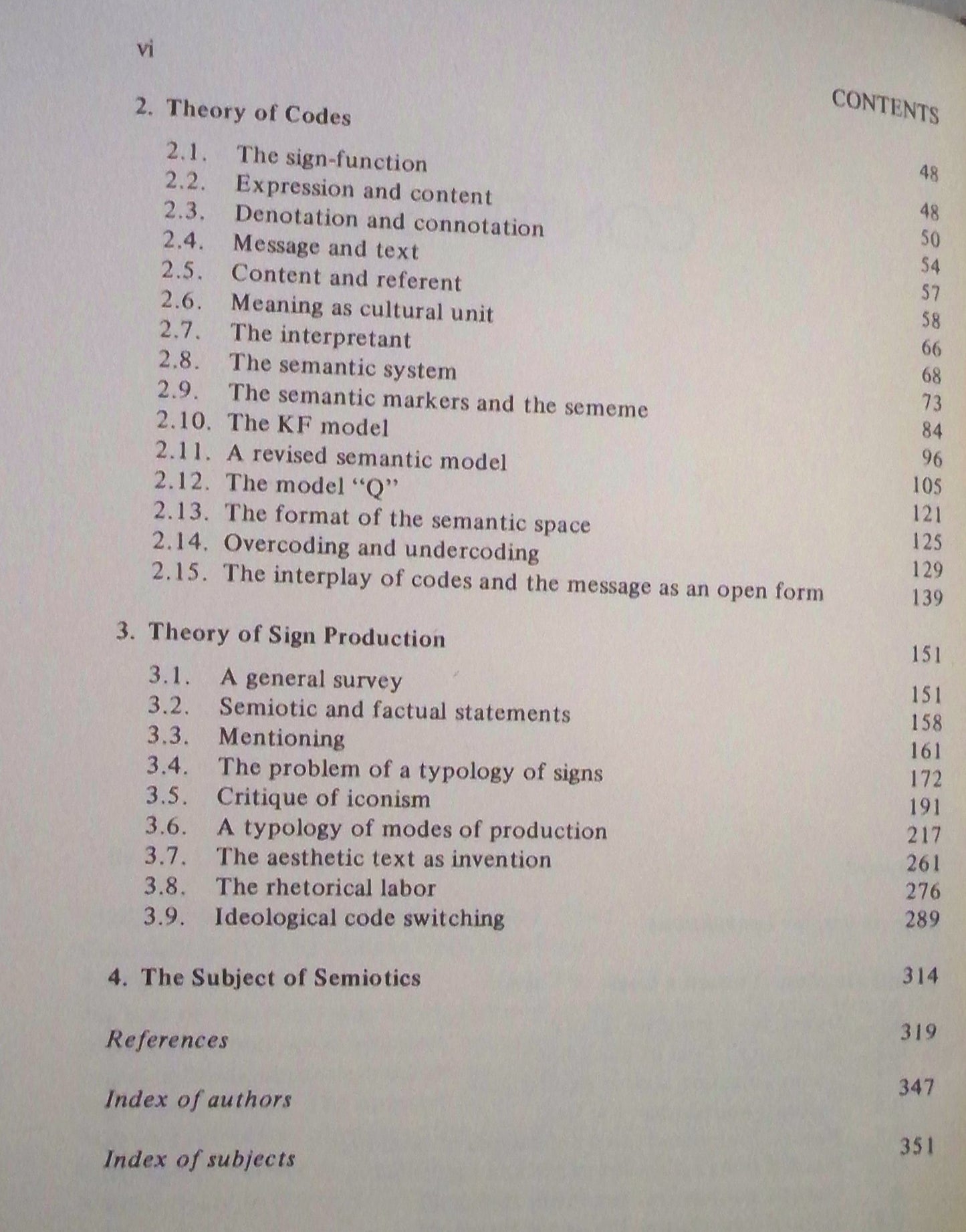 A Theory of Semiotics (Advances in Semiotics)