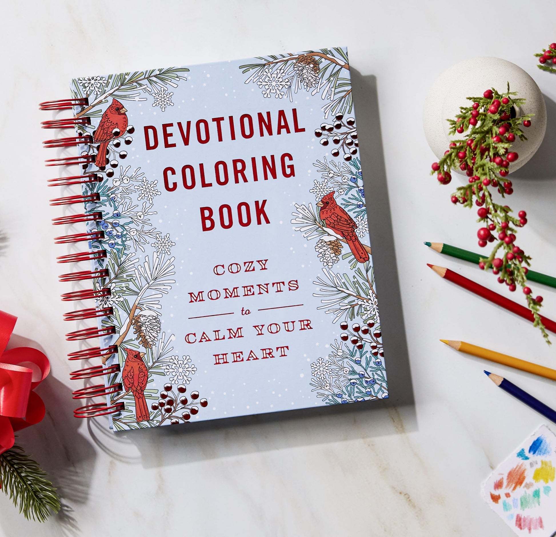 Cozy Moments to Calm Your Heart: Devotional Coloring Book