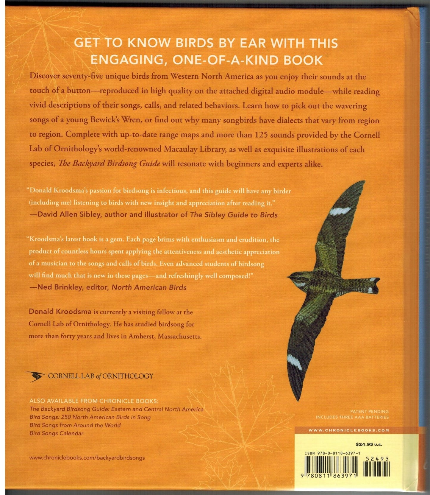 The Backyard Birdsong Guide: Western North America