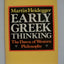 Early Greek Thinking (English and German Edition) by Heidegg
