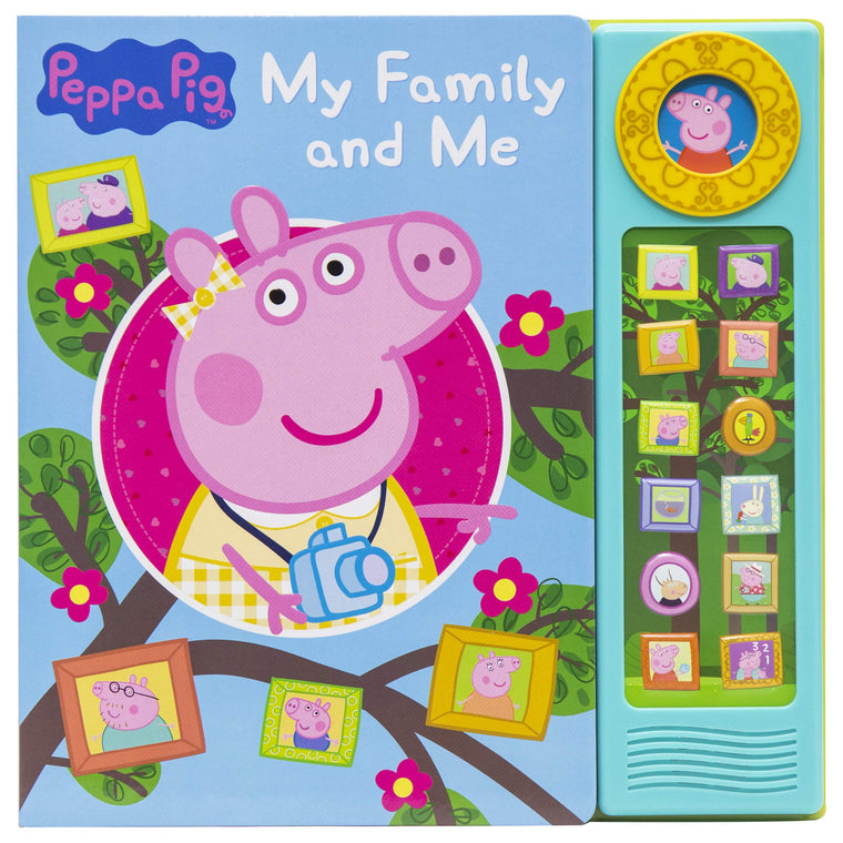 Peppa Pig - My Family and Me 13-Button Sound Book - PI Kids (Play-A-Sound)