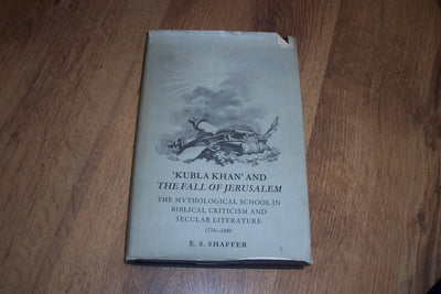 'Kubla Khan' and the Fall of Jerusalem: The Mythological Sch