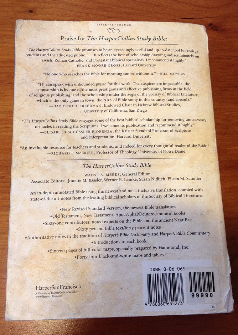 The HarperCollins Study Bible : New Revised Standard Version