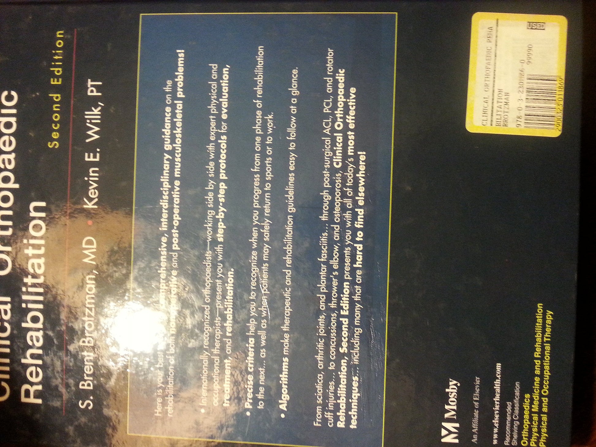 Clinical Orthopaedic Rehabilitation, 2nd Edition