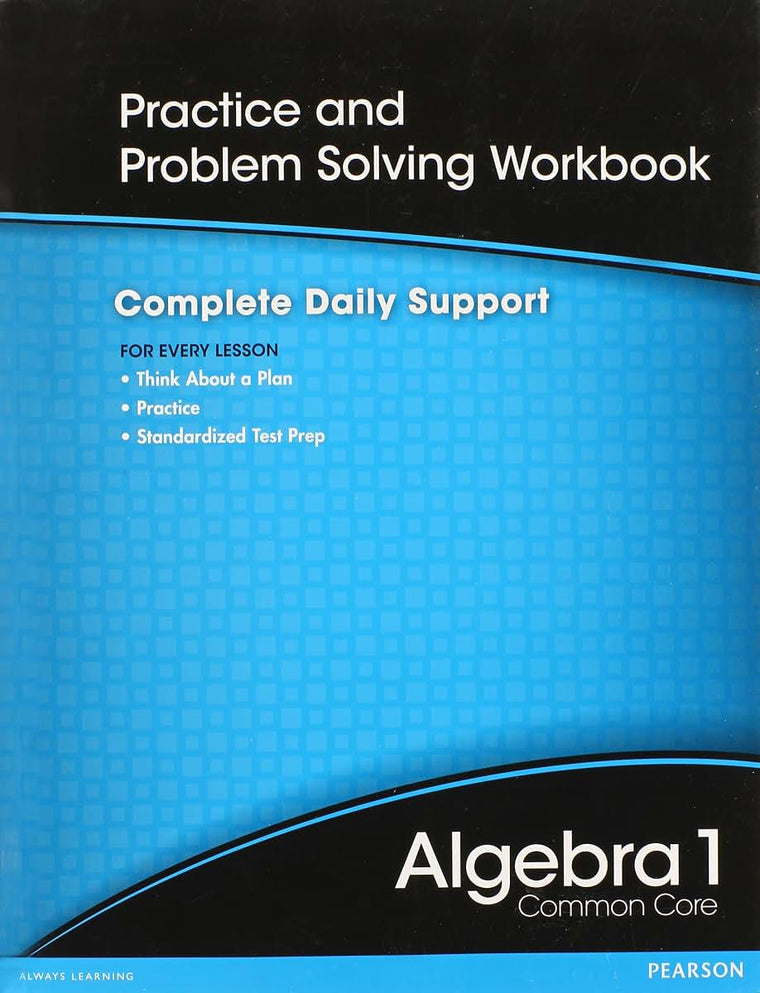 High School Math 2012 Common-Core Algebra 1 Practice and Problem Solvingworkbook Grade 8/9
