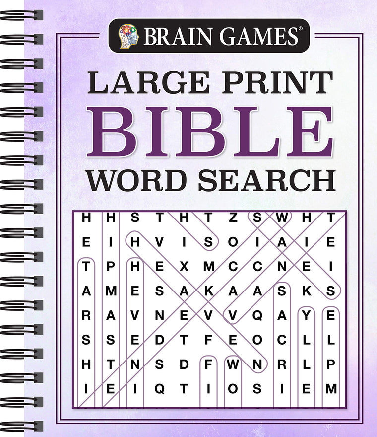 Brain Games - Large Print Bible Word Search (Brain Games - Bible)