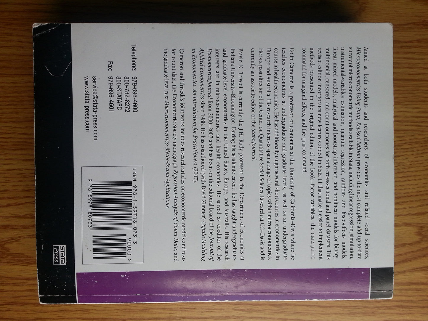 Microeconometrics Using Stata: Revised Edition
