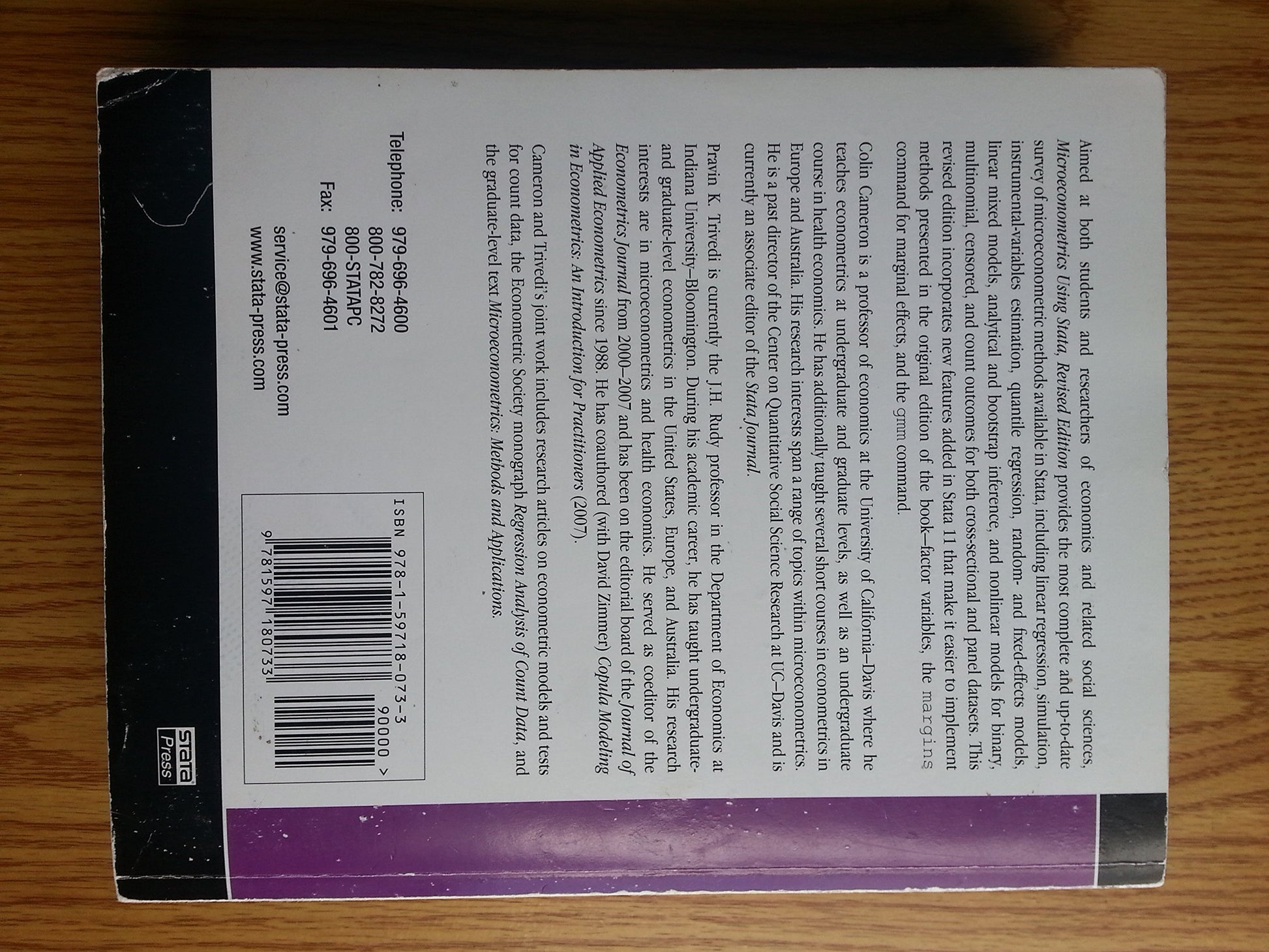 Microeconometrics Using Stata: Revised Edition
