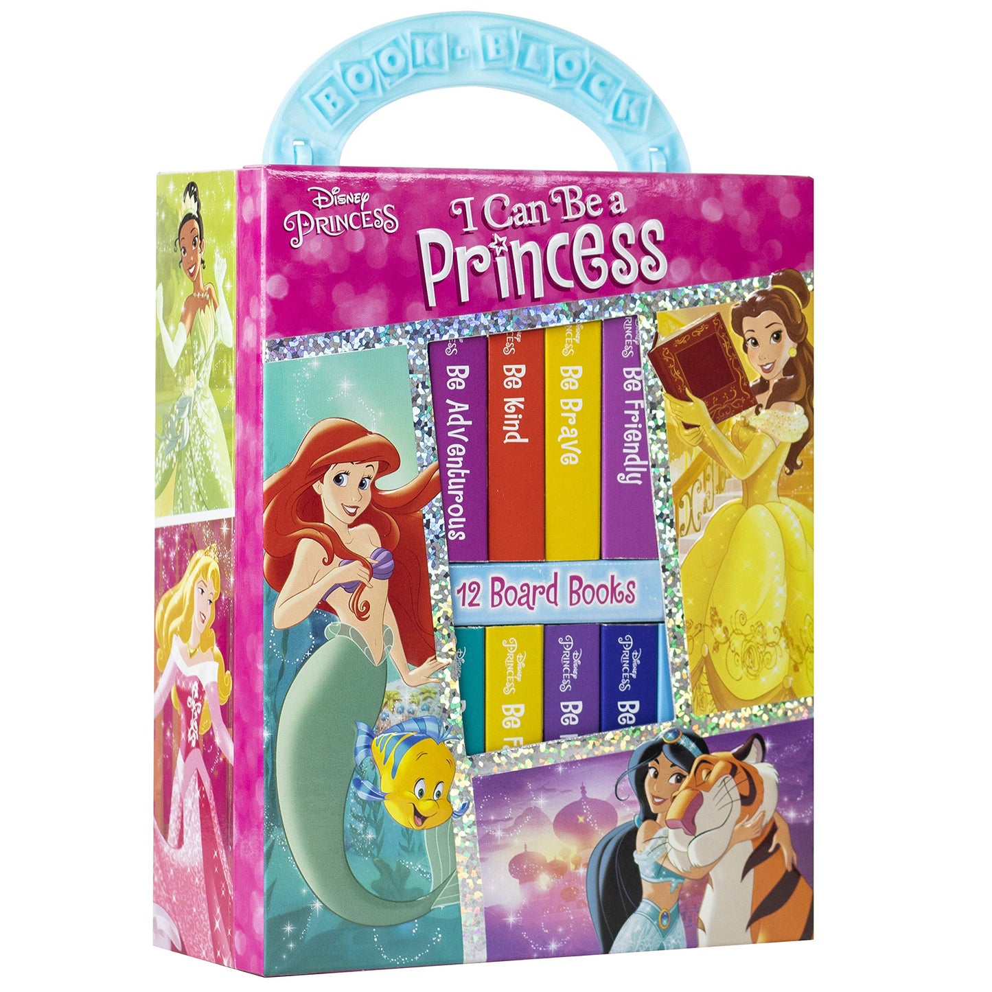 Disney Princess - I Can Be Princess My First Library Board Book Block 12-Book Set - PI Kids