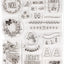 Christmas Clear Stamp Set (25 individual stamps)
