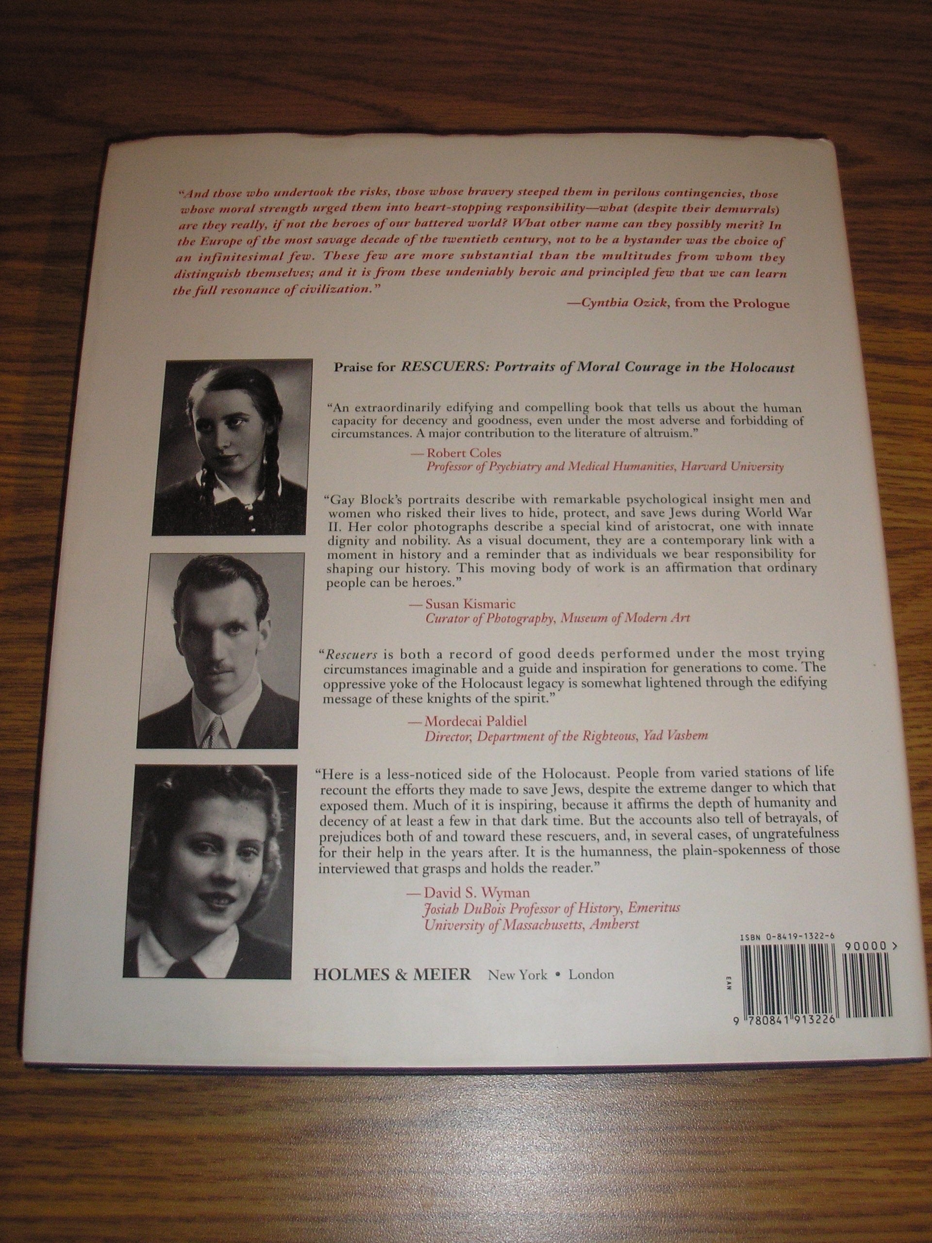 Rescuers: Portraits of Moral Courage in the Holocaust