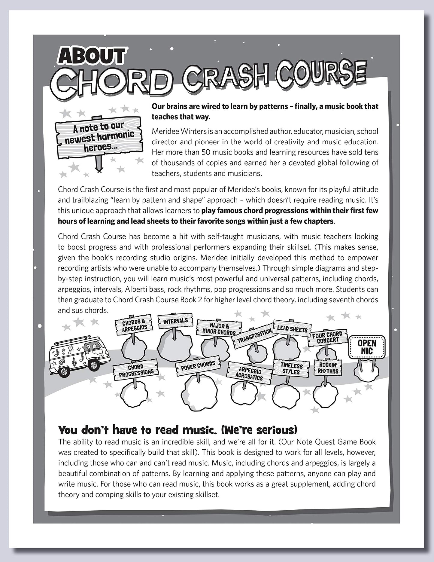 Meridee Winters Chord Crash Course: A Teach Yourself Piano B