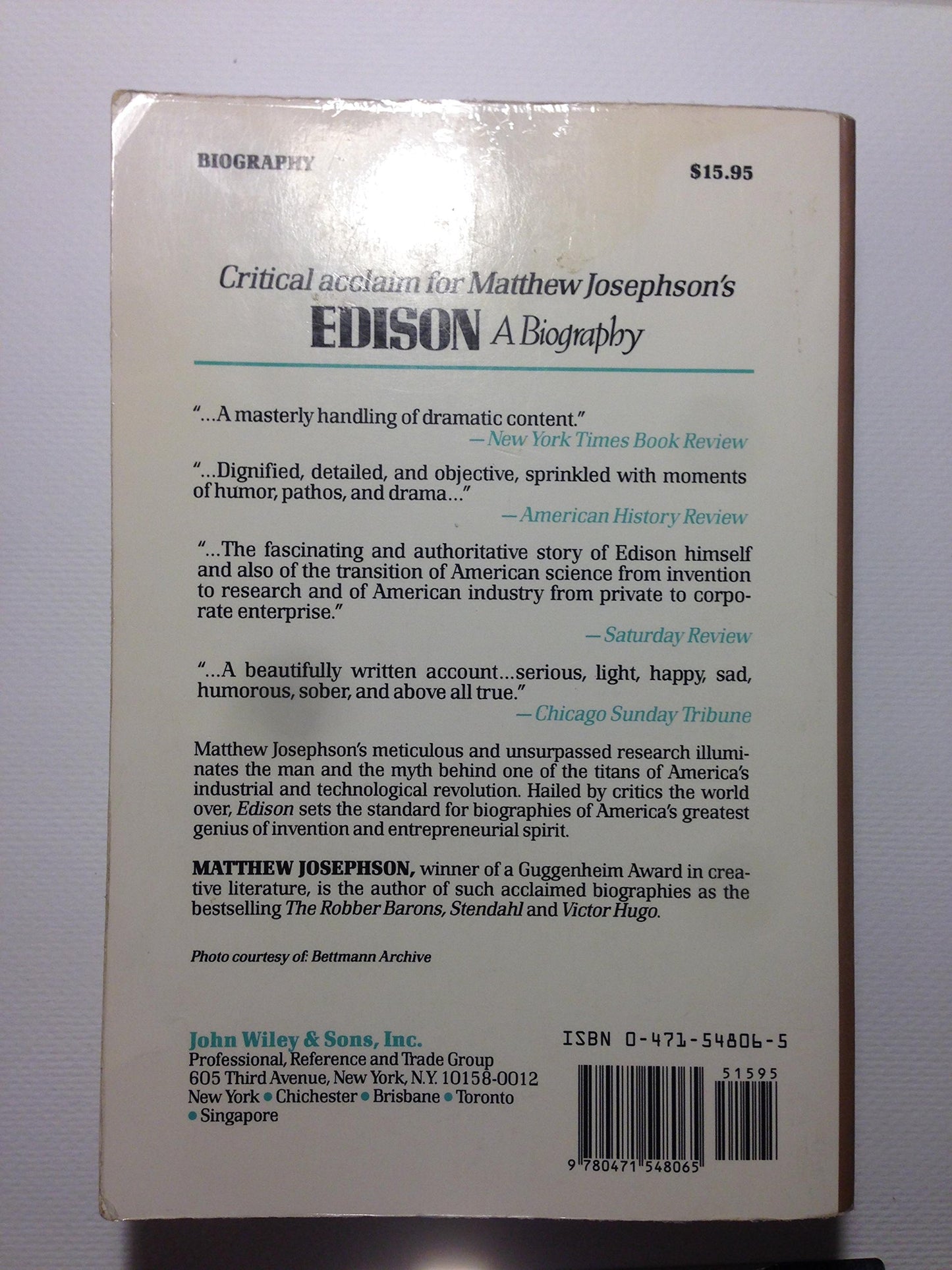 Edison: A Biography