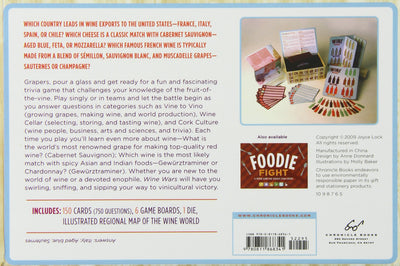 Wine Wars : A Trivia Game for Wine Geeks and Wannabes (Gifts for Winos, Wine Lover Gifts, Adult Trivia Games)
