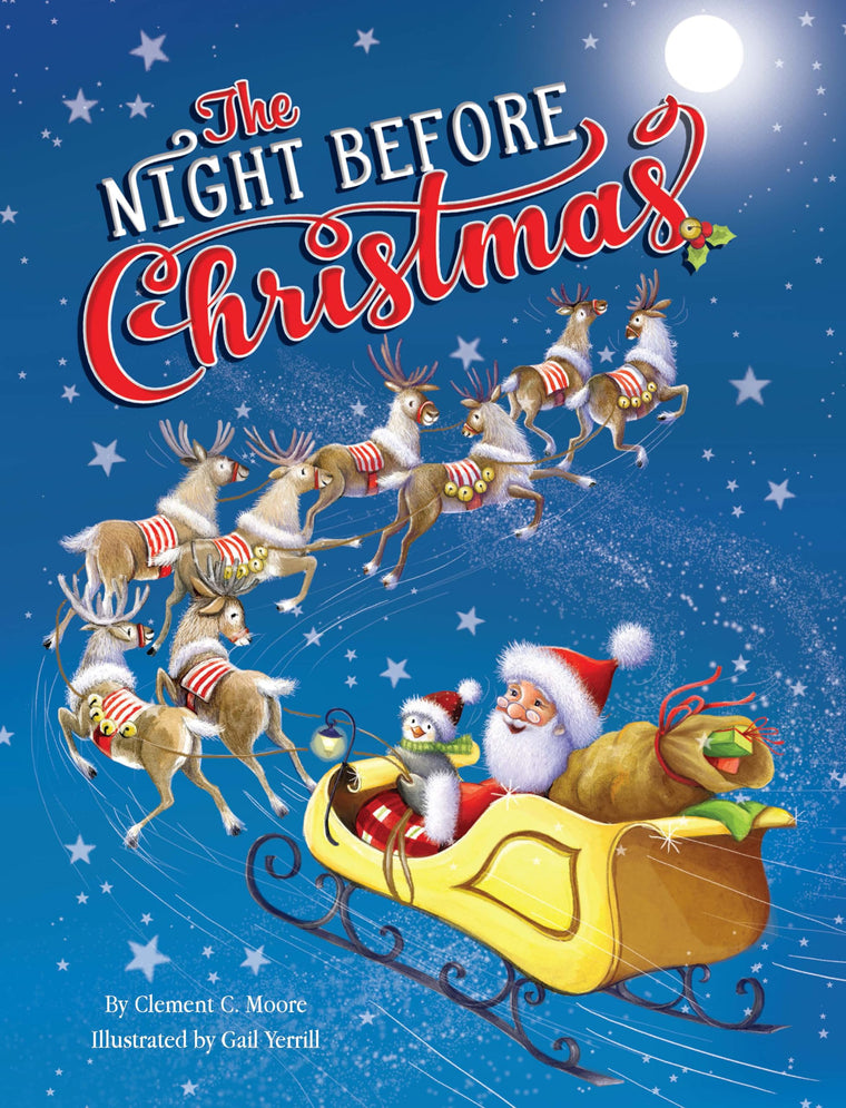 The Night Before Christmas - Children's Padded Board Book - Holiday