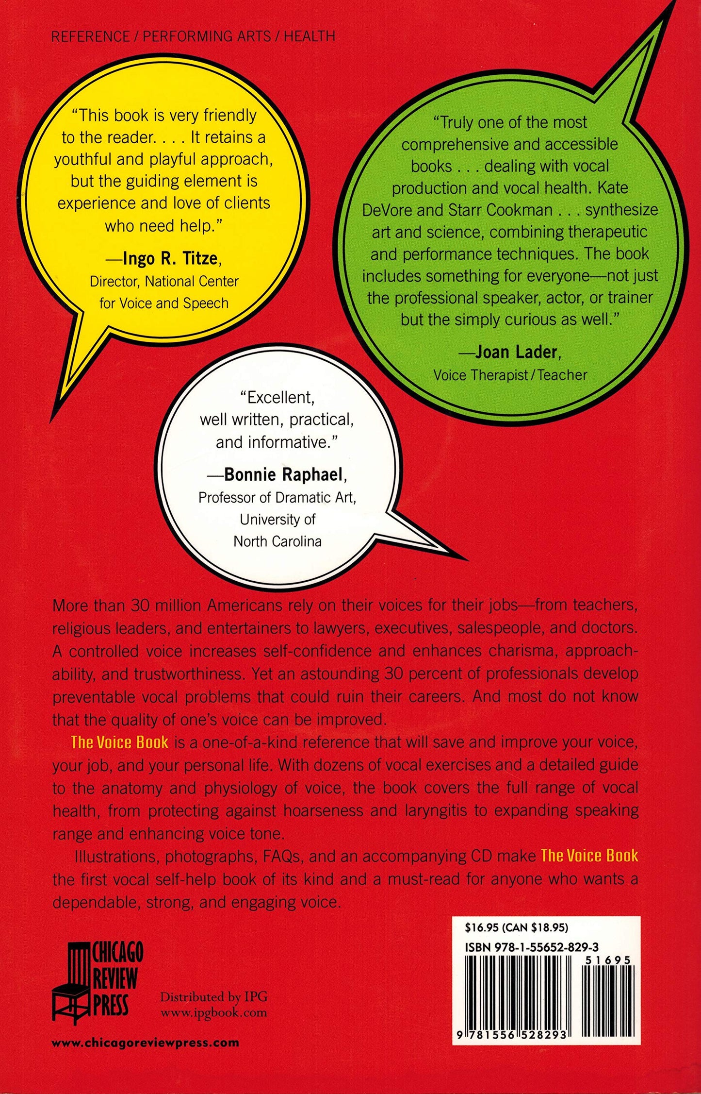 The Voice Book: Caring For, Protecting, and Improving Your Voice