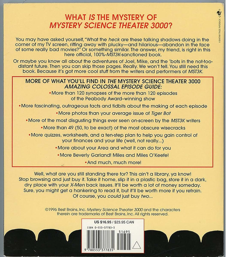 The Mystery Science Theater 3000 Amazing Colossal Episode Gu