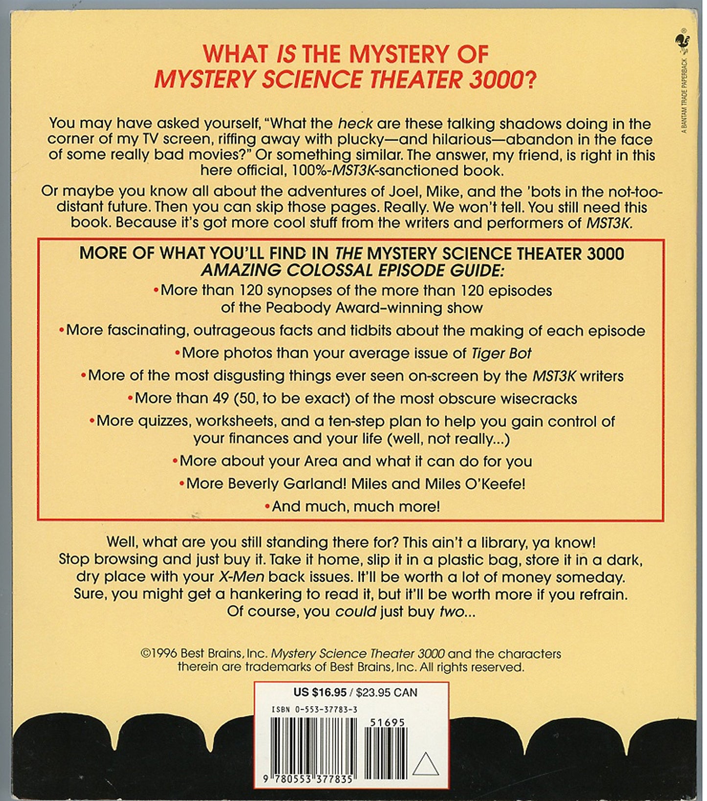 The Mystery Science Theater 3000 Amazing Colossal Episode Guide