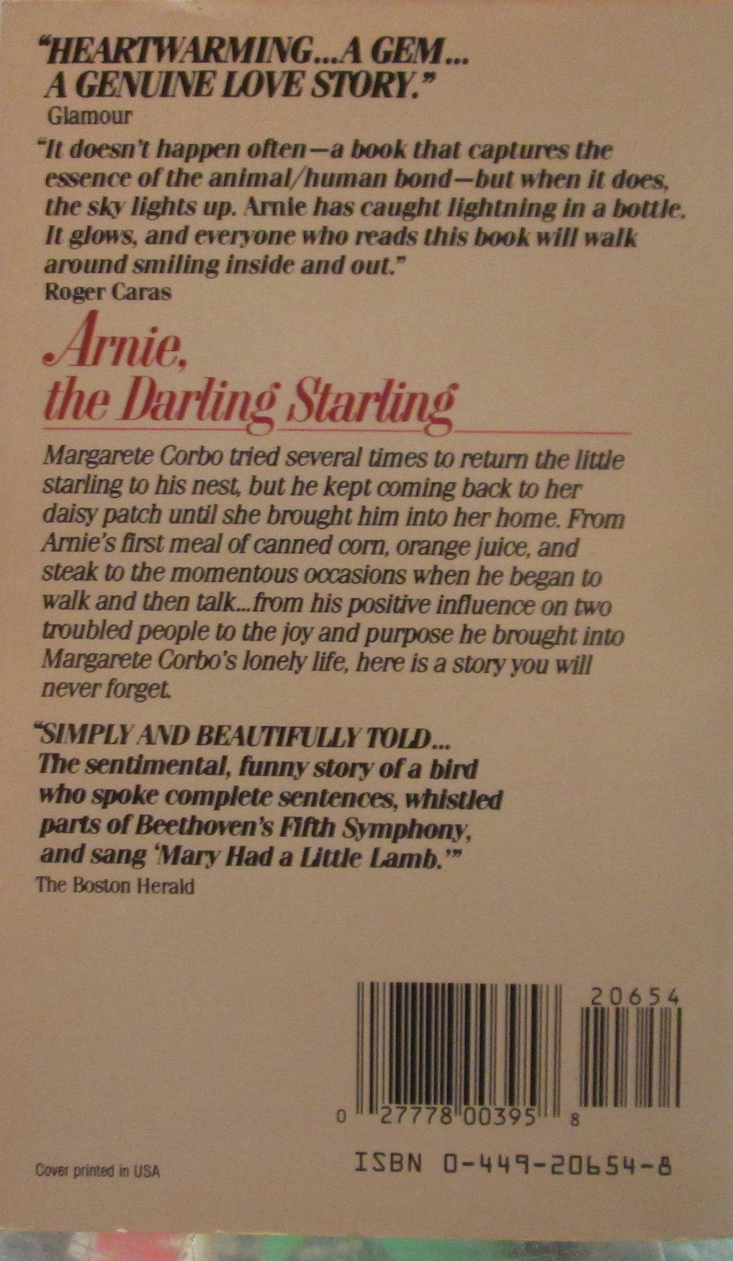 Arnie the Darling Starling