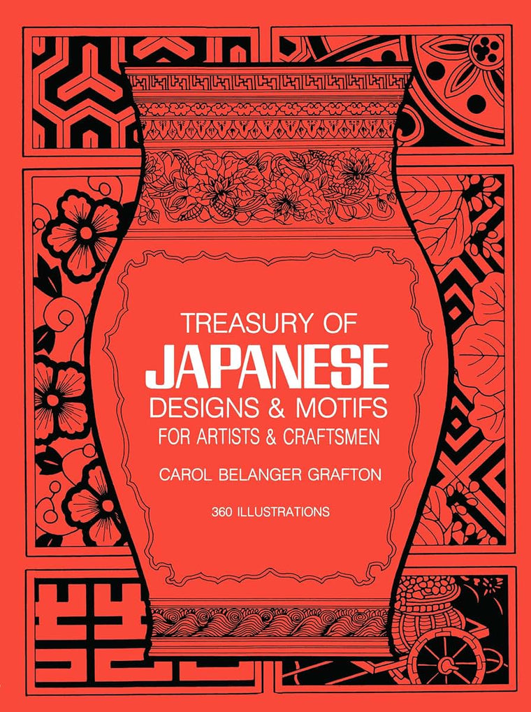 Treasury of Japanese Designs and Motifs for Artists and Craftsmen (Dover Pictorial Archive)