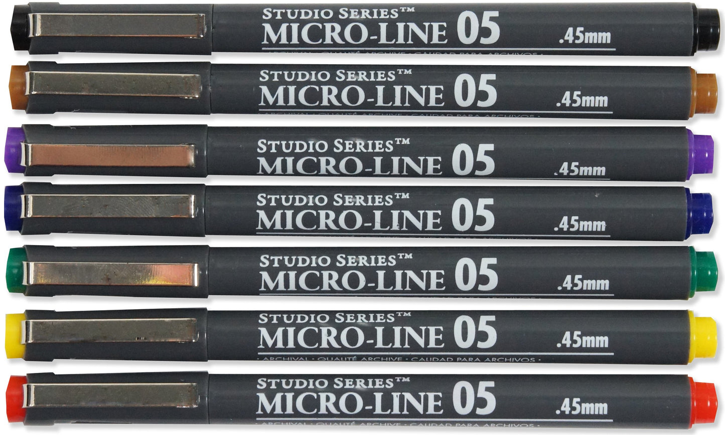 Studio Series Colored Micro-line Pen Set: Includes 7 Pens