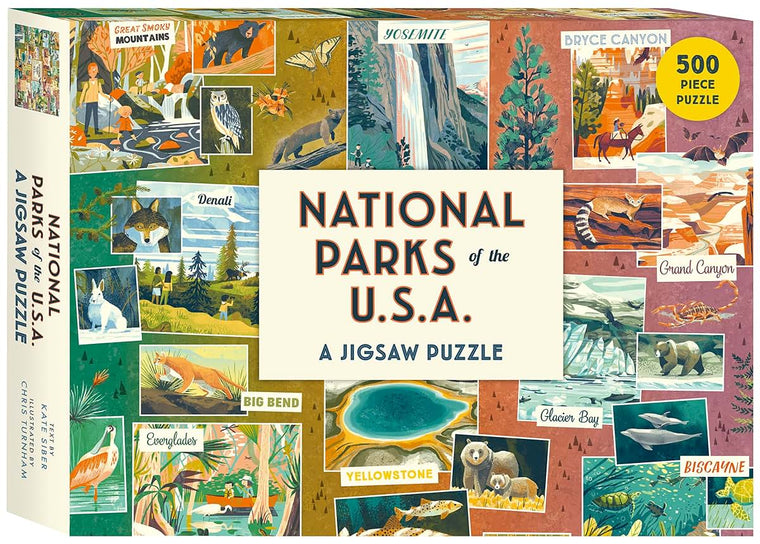 National Parks of The USA A Jigsaw Puzzle: 500 Piece Puzzle