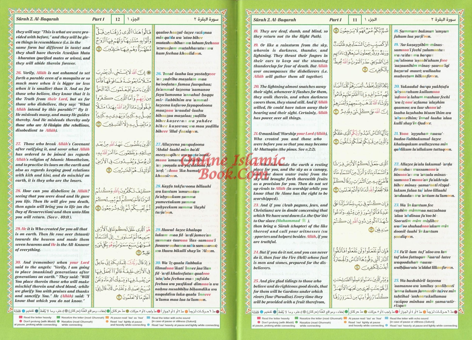 The Noble Quran: Transliteration in Roman Script with Original Arabic Text (Mushaf Al-Madinah) and English Translation of the Meanings (White Color)
