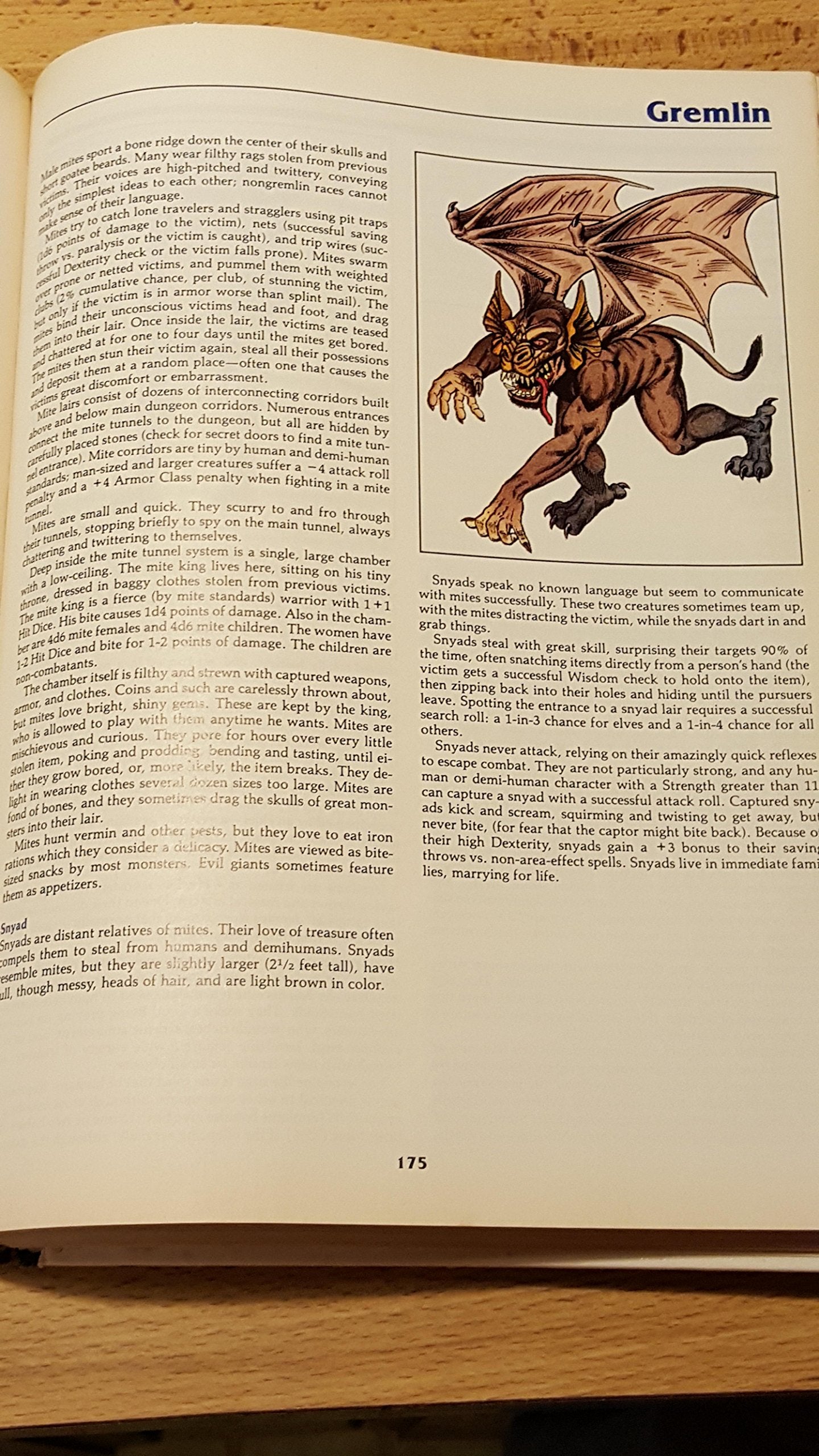 Monstrous Manual (AD&D 2nd Ed Fantasy Roleplaying Accessory,