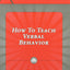 How to Teach Verbal Behavior (Pro-ed Series on Autism Spectrum Disorders)