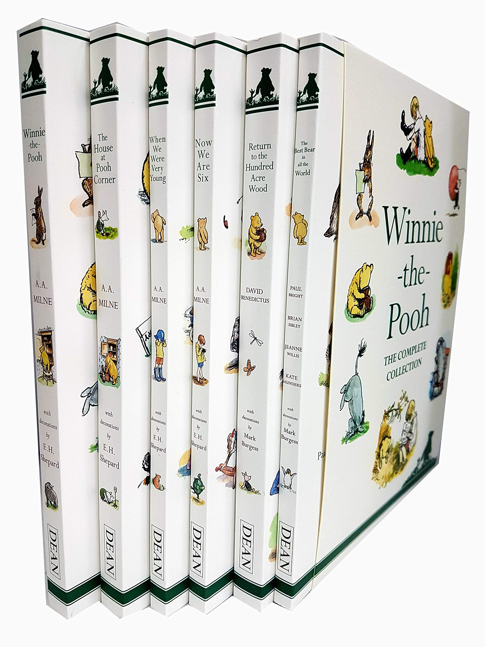 Winnie-the-Pooh The Complete Fiction Collection 6 Books Box Set