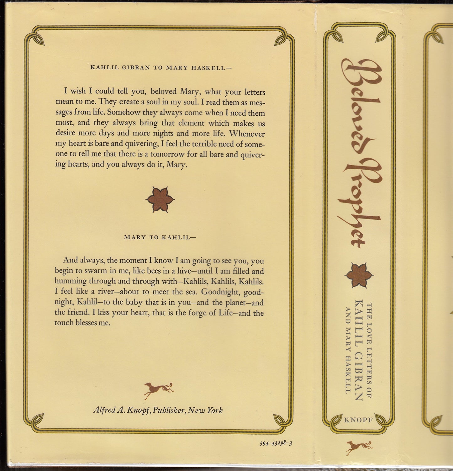 Beloved Prophet: The Love Letters of Kahlil Gibran and Mary
