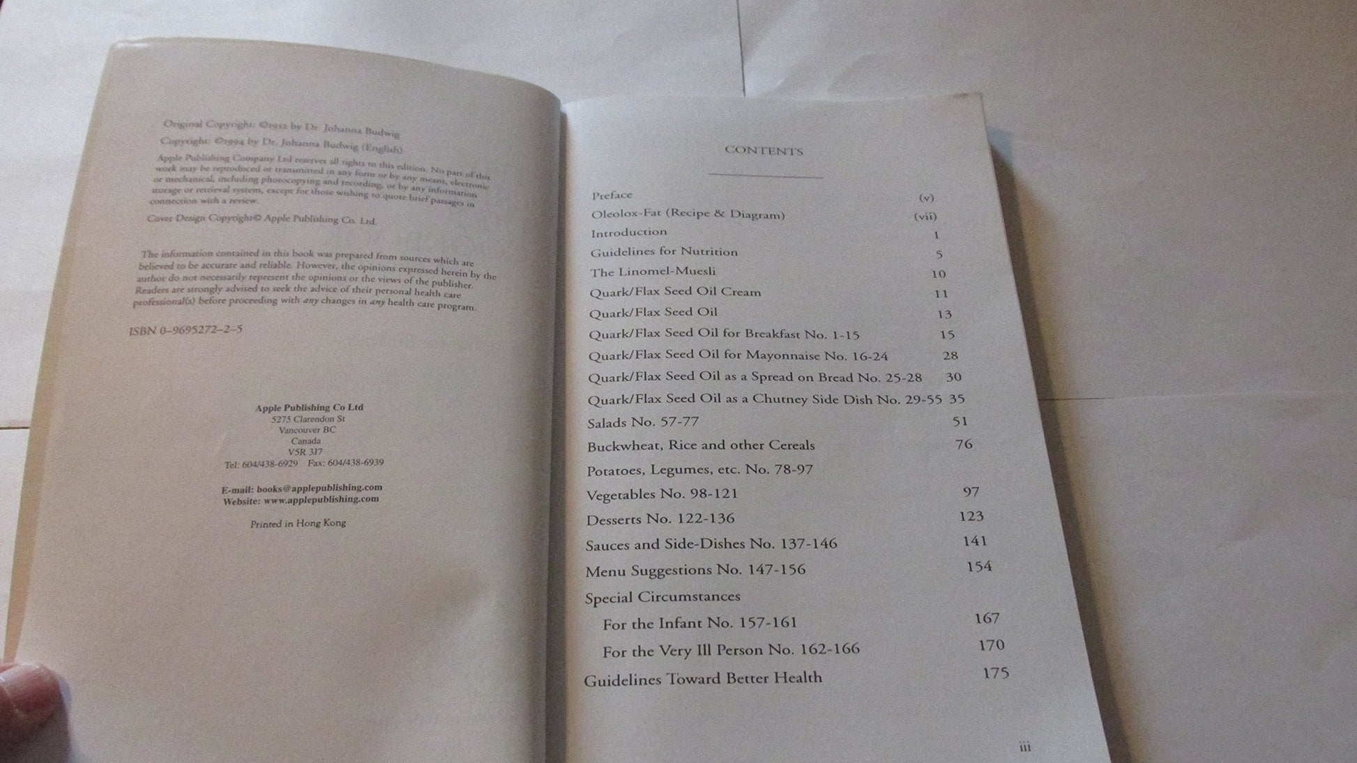 The Oil-Protein Diet Cookbook
