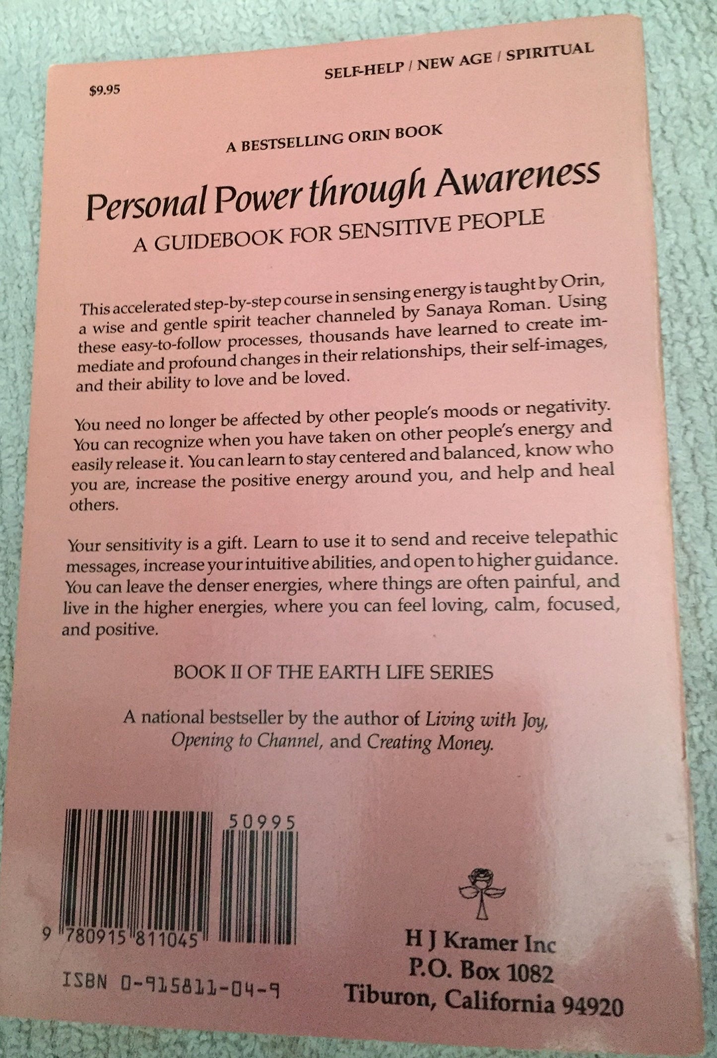 Personal Power Through Awareness: A Guidebook for Sensitive People (Book II of the Earth Life Series)