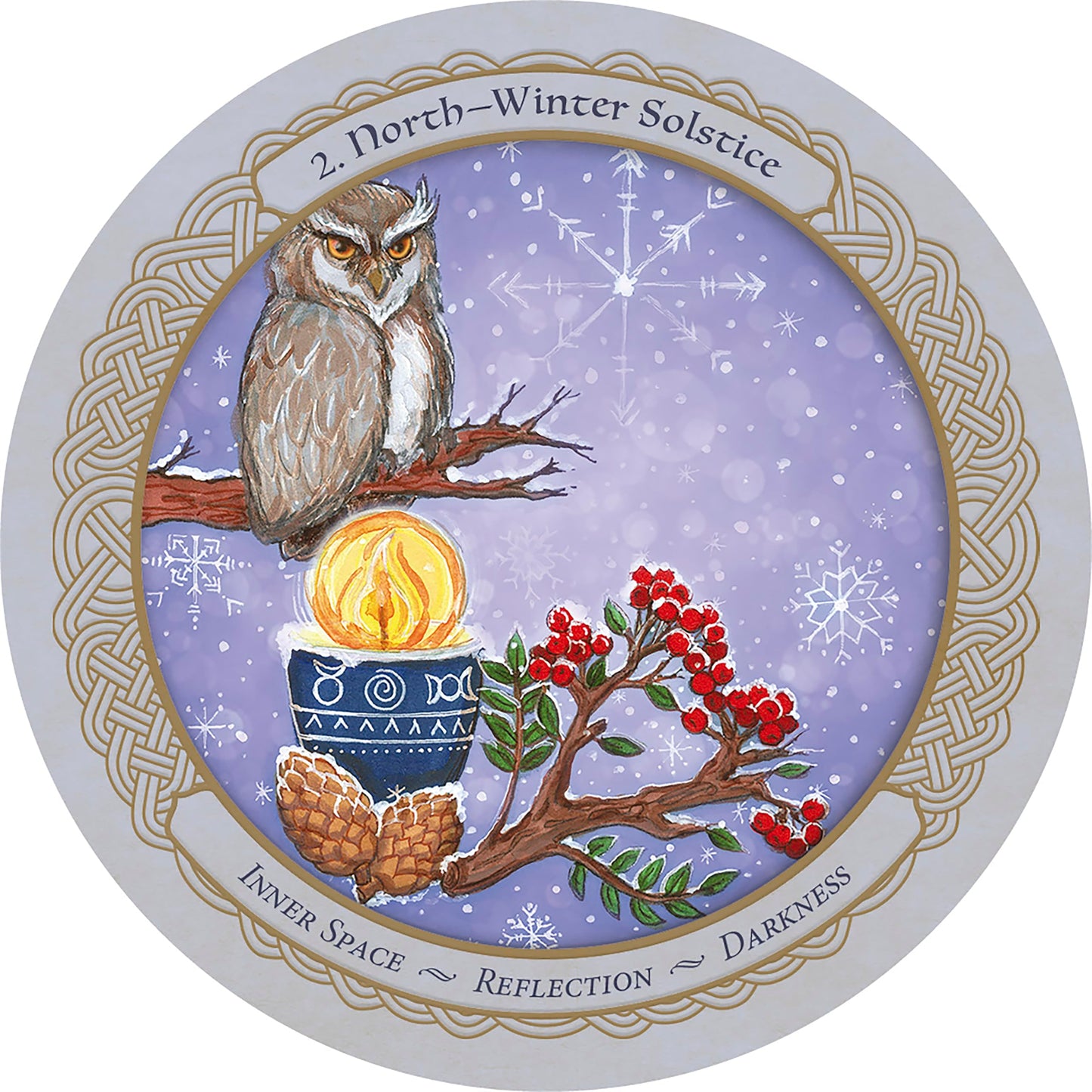 Enchanted Wheel Oracle: 45 Round Cards with Hand-Painted Art- Explore Spiritual Pathways, Portals, and Elemental Energy with the Celtic Wheel of the ... Illustrated Guidebook for Oracular Readings