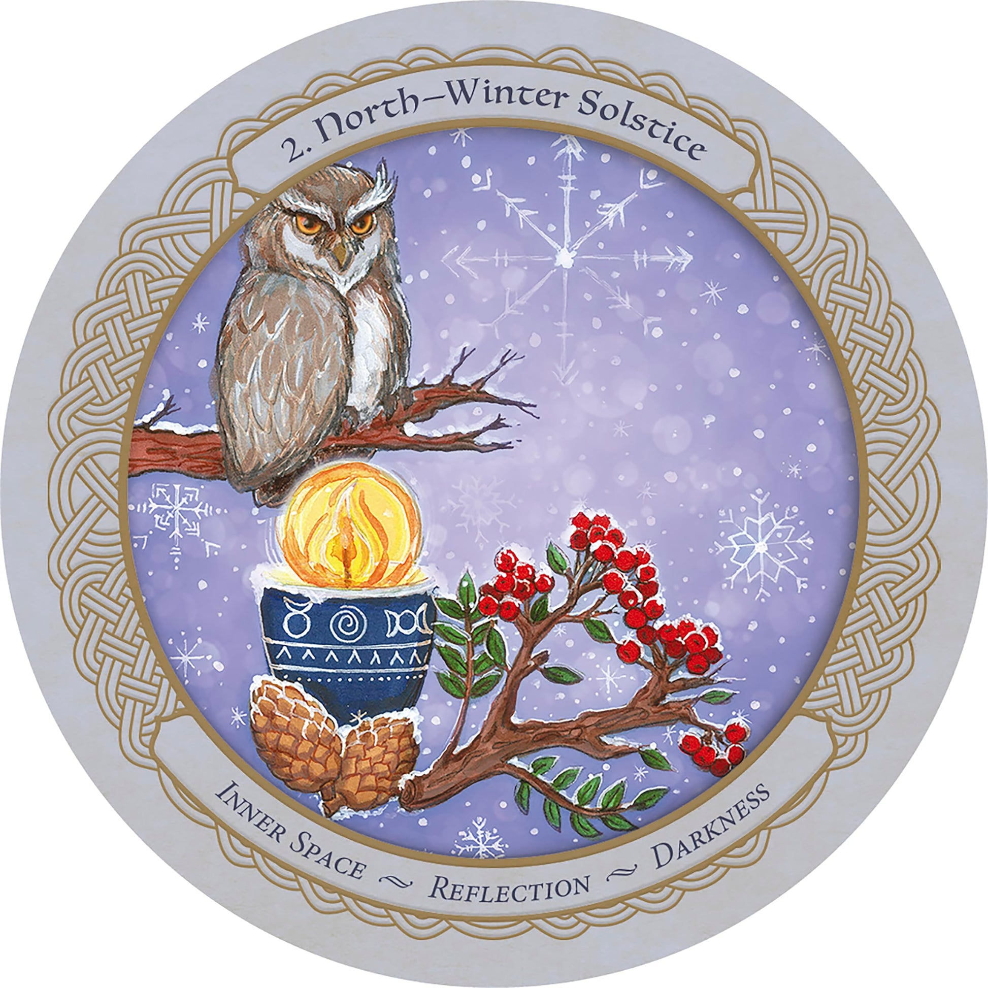 Enchanted Wheel Oracle: 45 Round Cards with Hand-Painted Art- Explore Spiritual Pathways, Portals, and Elemental Energy with the Celtic Wheel of the ... Illustrated Guidebook for Oracular Readings